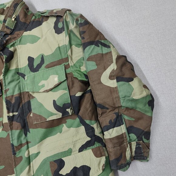 Rothco Ultra Force Extra Small Woodland Camo Junior GI Boys Field Jacket Coat - Picture 9 of 11